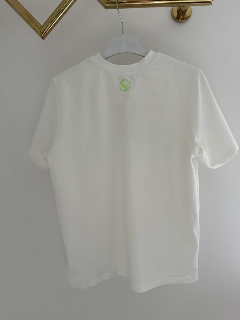 Bluzka Biala O La Voga T Shirt Z Krotkim Rekawem - obrazek 5