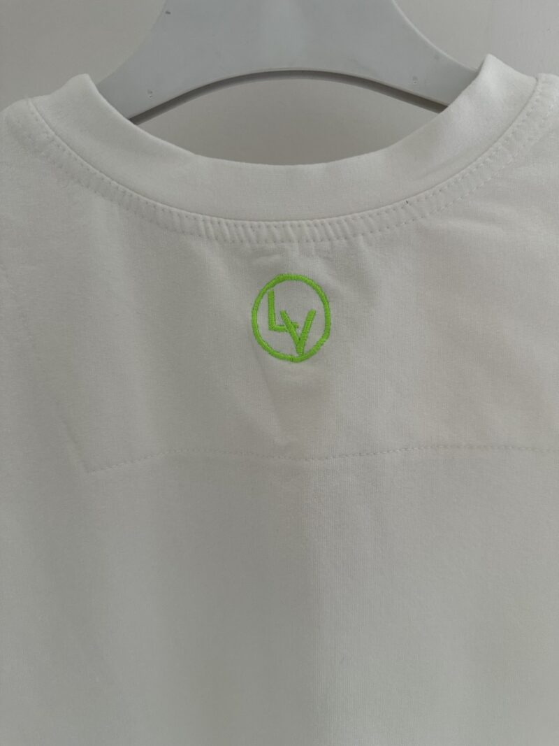 Bluzka Biala O La Voga T Shirt Z Krotkim Rekawem - obrazek 6