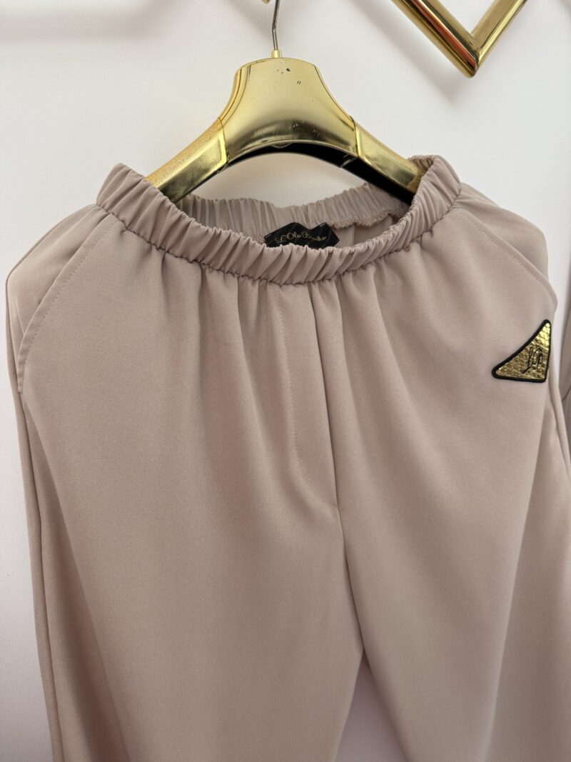 Dres Lola Bianka komplet elegancki beżowy - obrazek 6