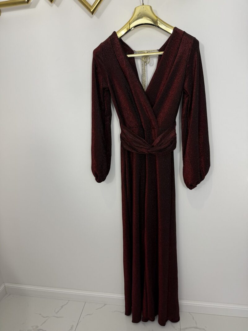 Kombinezon Lola Bianka Kombinezon Bordowy Elegancki Lb - obrazek 9