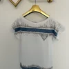 Bluzka Lola Bianka tshirt biały z krótkim rękawem - obrazek 5
