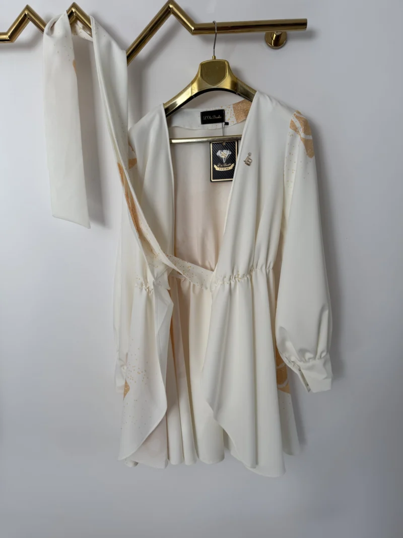 Sukienka Lola Bianka wizytowa elegancka oversize - obrazek 8