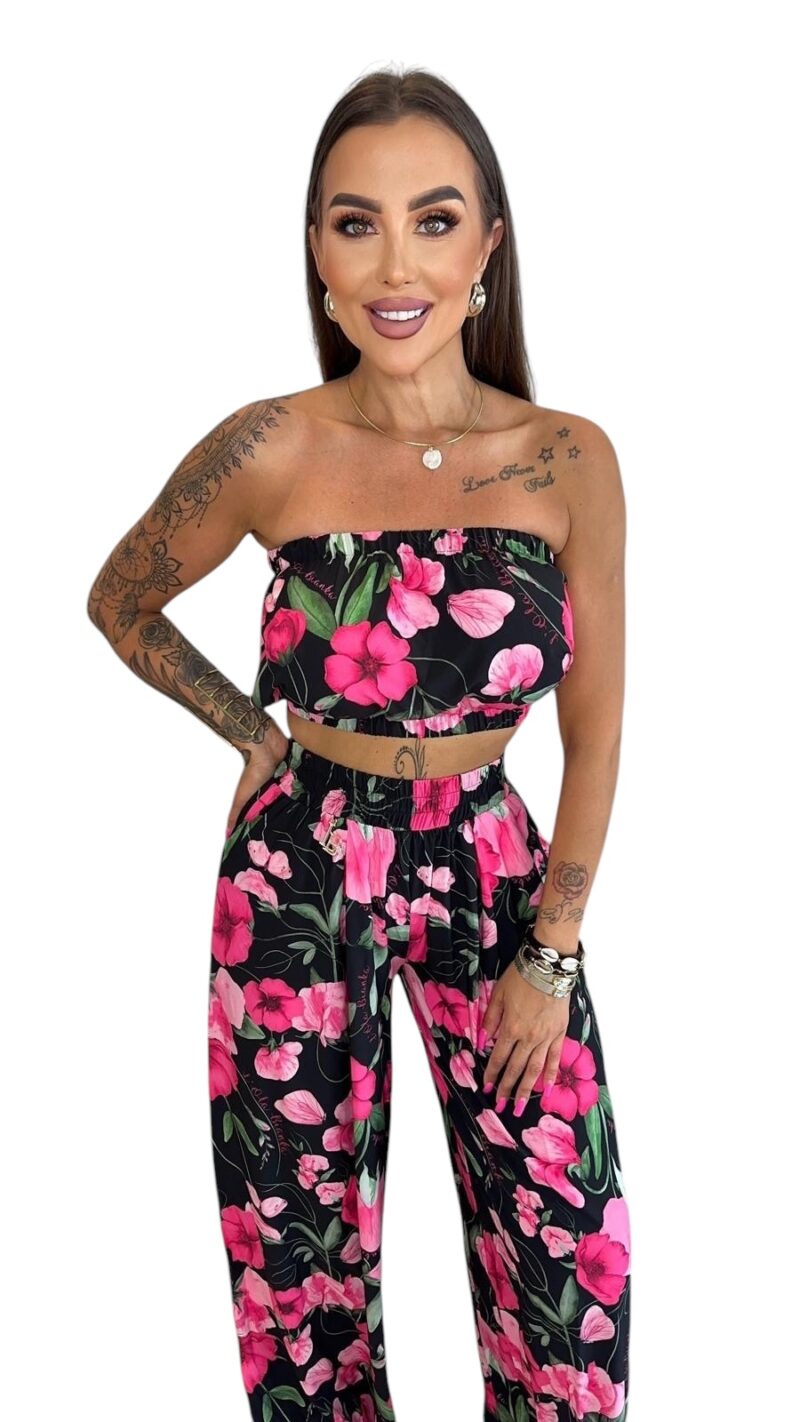 Komplet letni Lola Bianka top spodnie