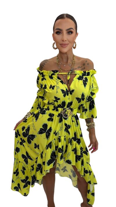Sukienka Lola Bianka hiszpanka letnia maxi