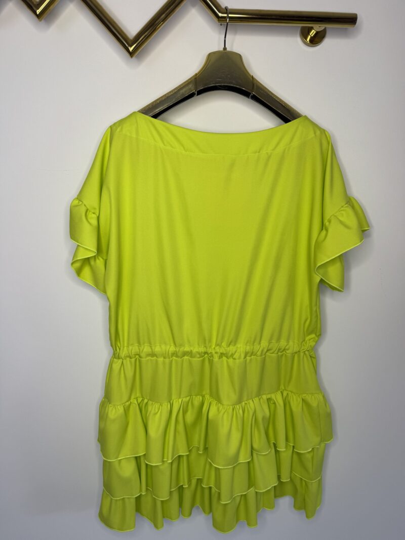 Sukienka Lola Bianka sukienka letnia oversize limonka - obrazek 9