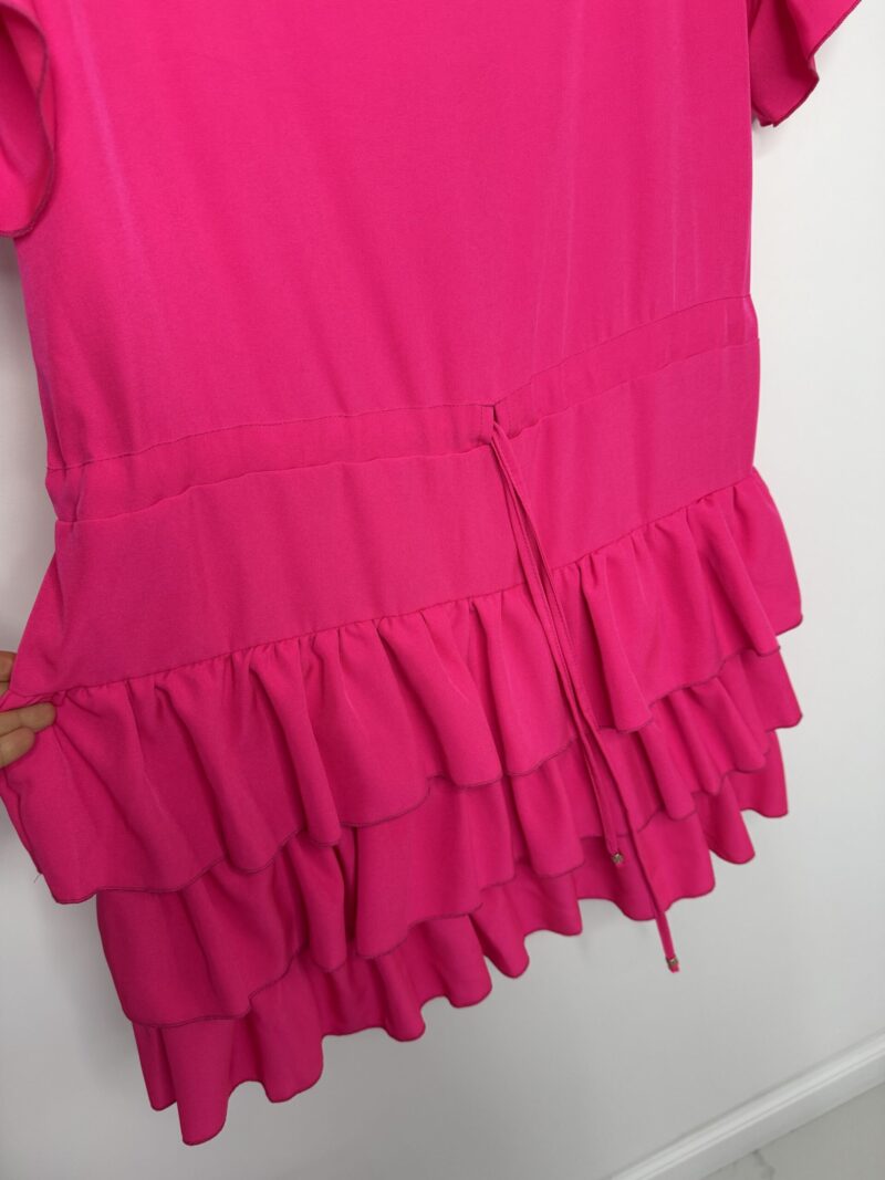 Sukienka Lola Bianka sukienka letnia oversize różowa - obrazek 7