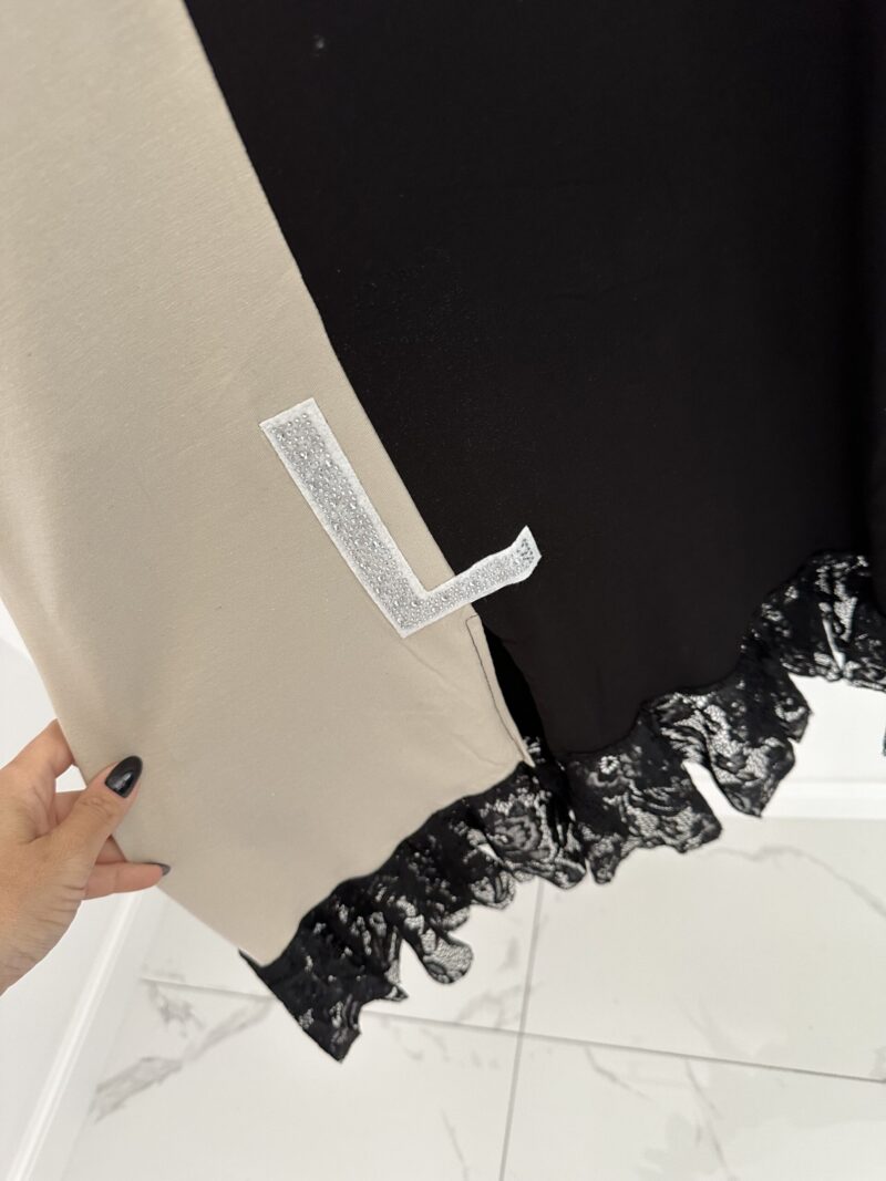 Sukienka Lola Bianka tunika oversize z paskiem - obrazek 6