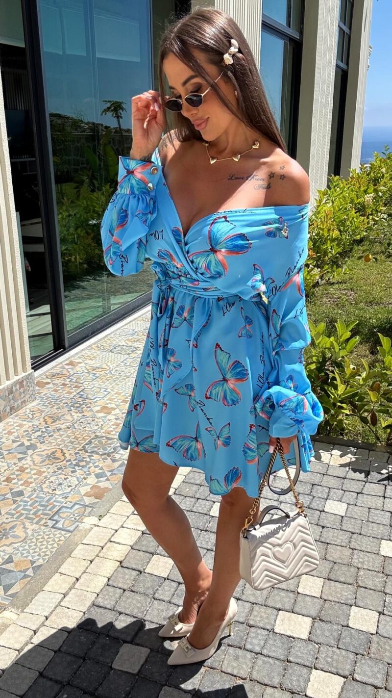 Sukienka Lola Bianka wizytowa elegancka - obrazek 3